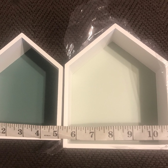 New Target Set of Two Painted Wood Houses, Insertable/Stackable Display Decor - Picture 8 of 16